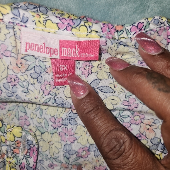 Penelope Mack Pink and Yellow Ruffled Tiered Sundress - Picture 3 of 9